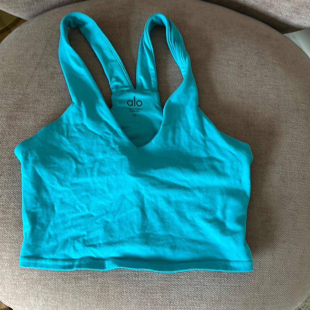 ALO Yoga Real Bra Tank- Blue